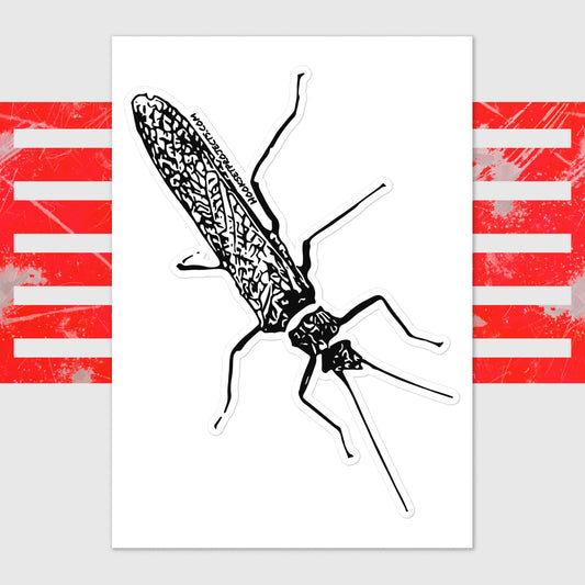 Salmon-fly Sticker (large)