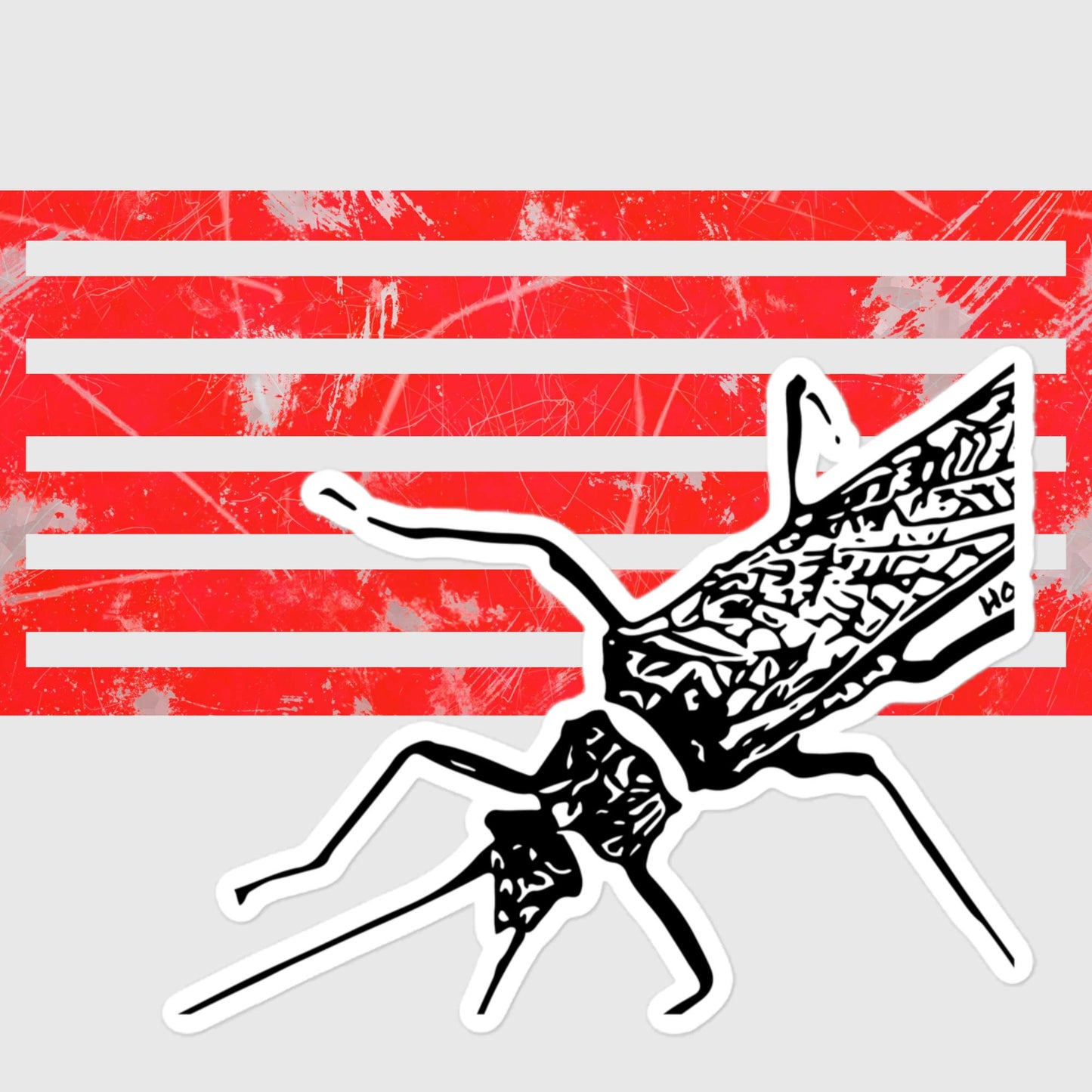 Salmon Fly Stickers (small)