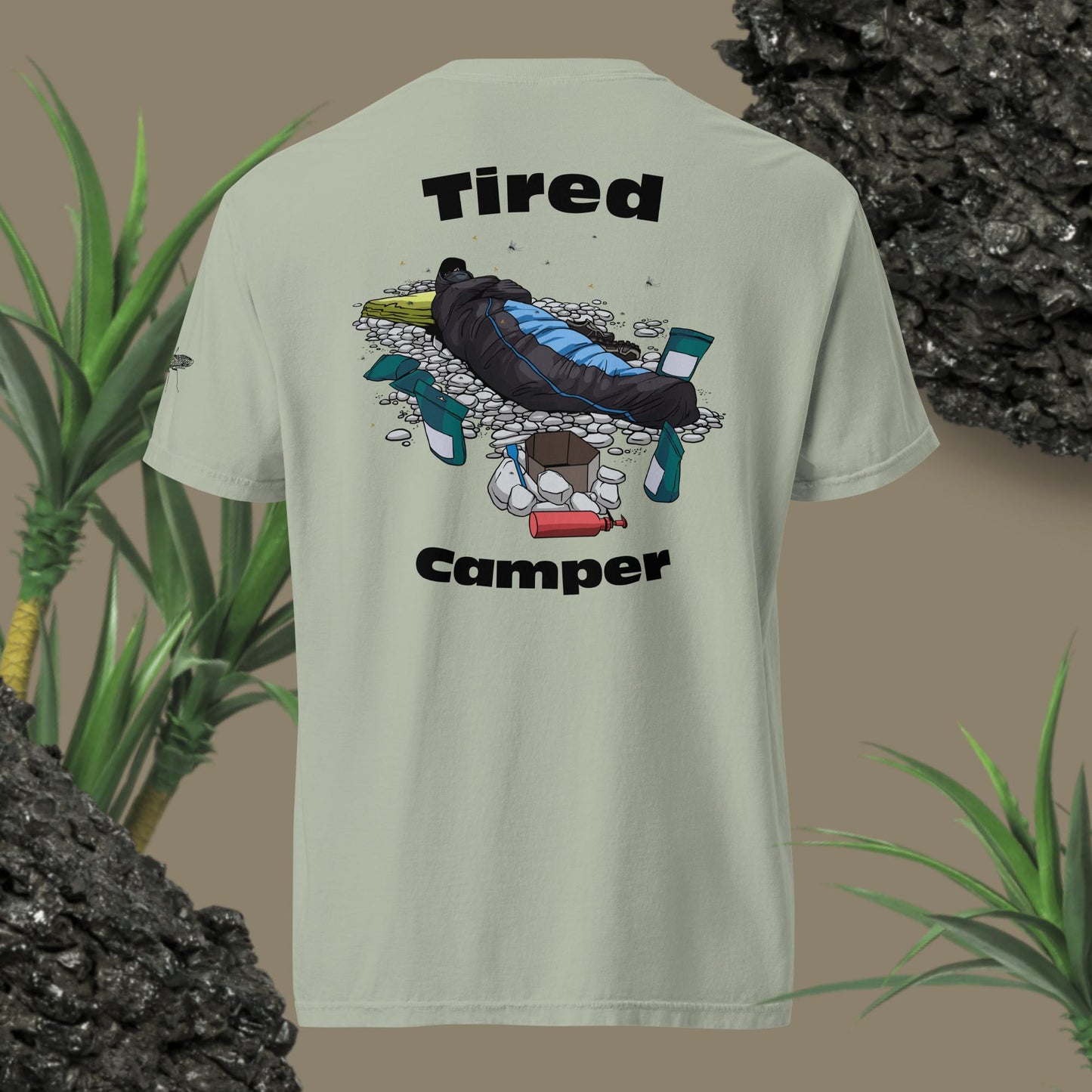 Tired Camper: Swarmed Sleeper Tee