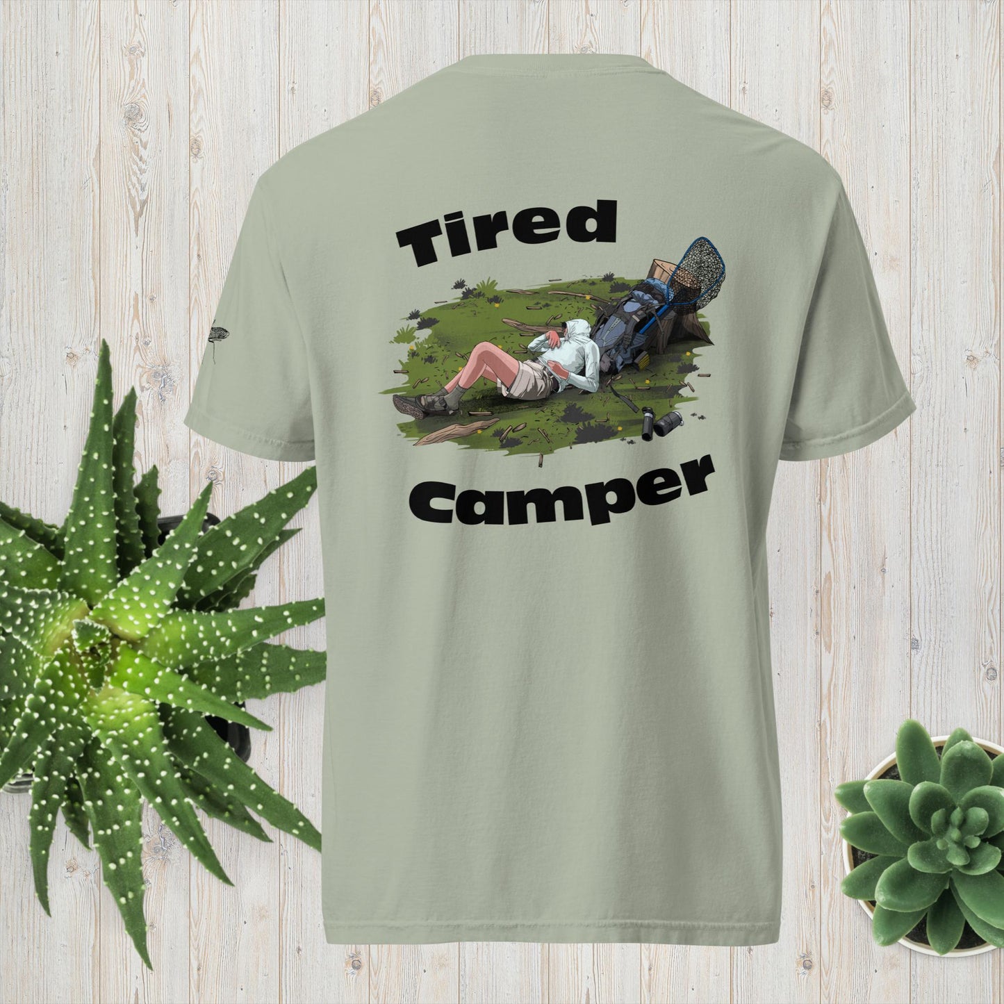 Tired Camper: Backpack Bedtime Tee