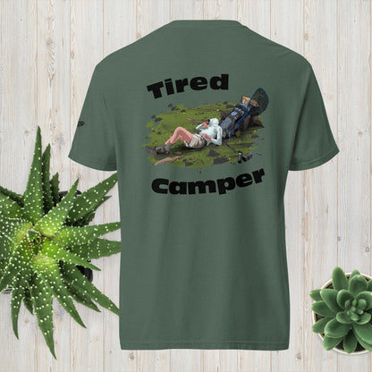 Tired Camper: Backpack Bedtime Tee