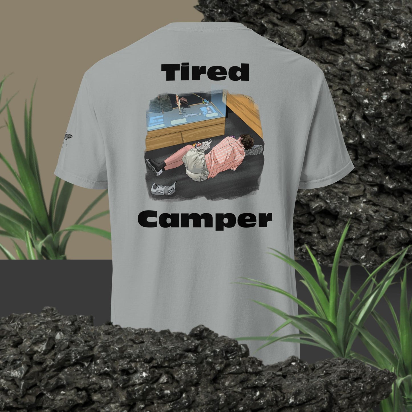 Tired Camper: Single Shoe Slumber Tee