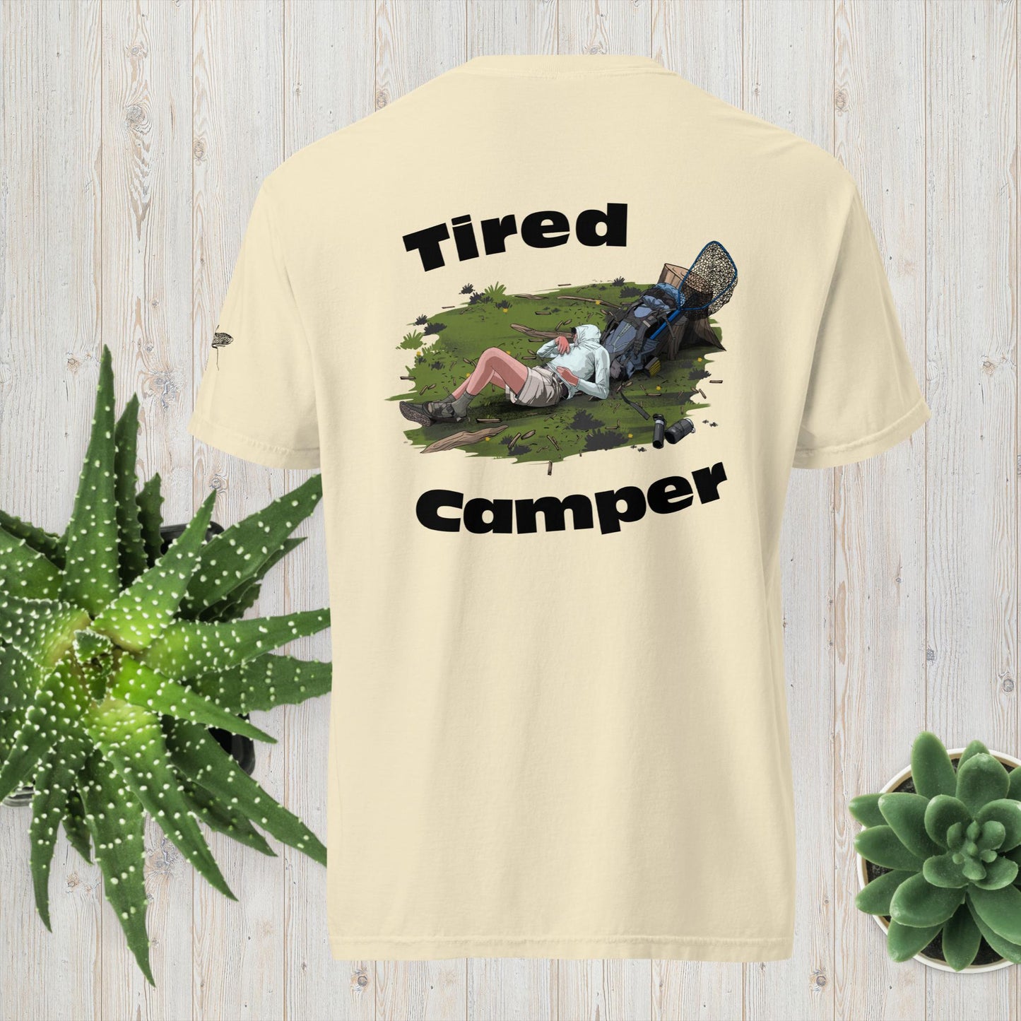 Tired Camper: Backpack Bedtime Tee