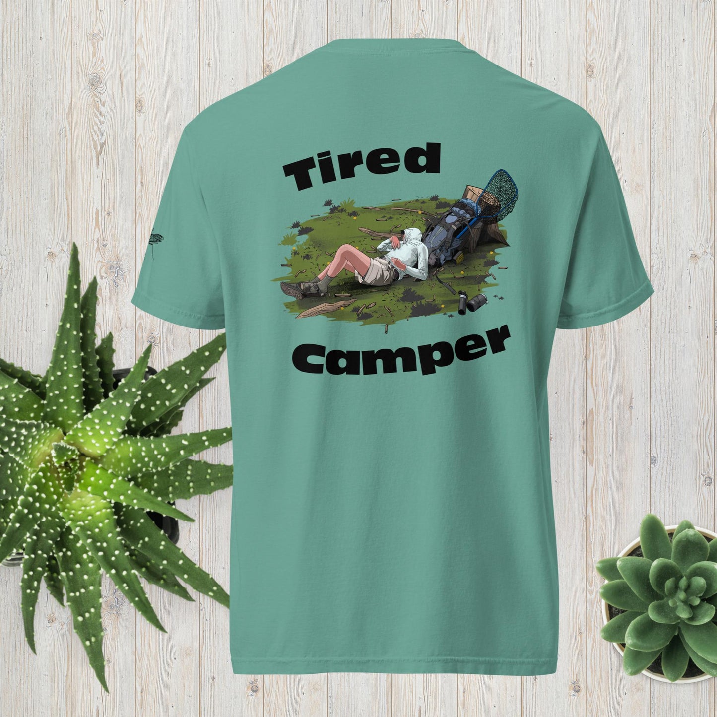 Tired Camper: Backpack Bedtime Tee